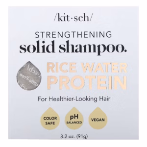 Kitsch Rice Water Shampoo Bar – juuksekasvu stimuleeriv tahke šampoon