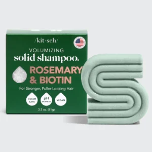 Kitsch Rosemary & Biotin Volumizing Shampoo Bar – tahke šampoon volüümi andmiseks